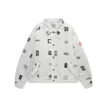 Cav Empt Jackets Men Gray White