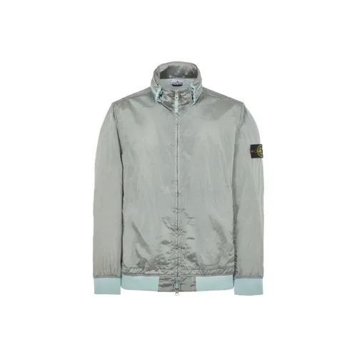 STONE ISLAND Compass patch Long sleeved Bomber Jacket