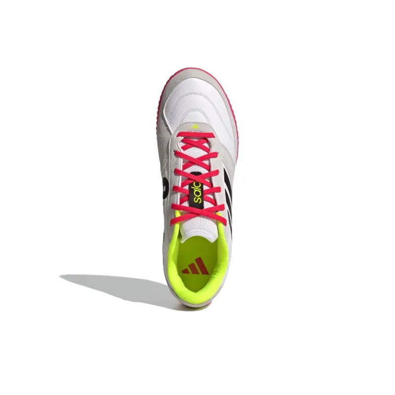 Adidas Top Sala Indoor Anti Slip Wear Resistant Soccer Shoes Men's White-5