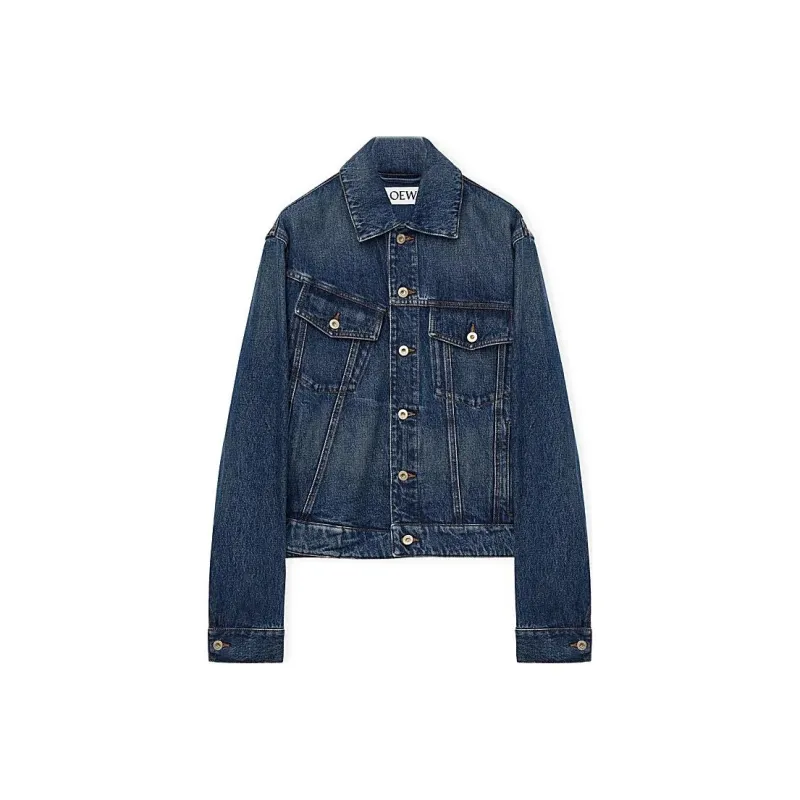 LOEWE Denim Jackets Men Blue-0