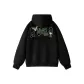 [Fleece-Lined]Black (B Pine Crane Welcoming Joy Chest Logo_b Large Pine Crane Welcoming Joy Back Logo)