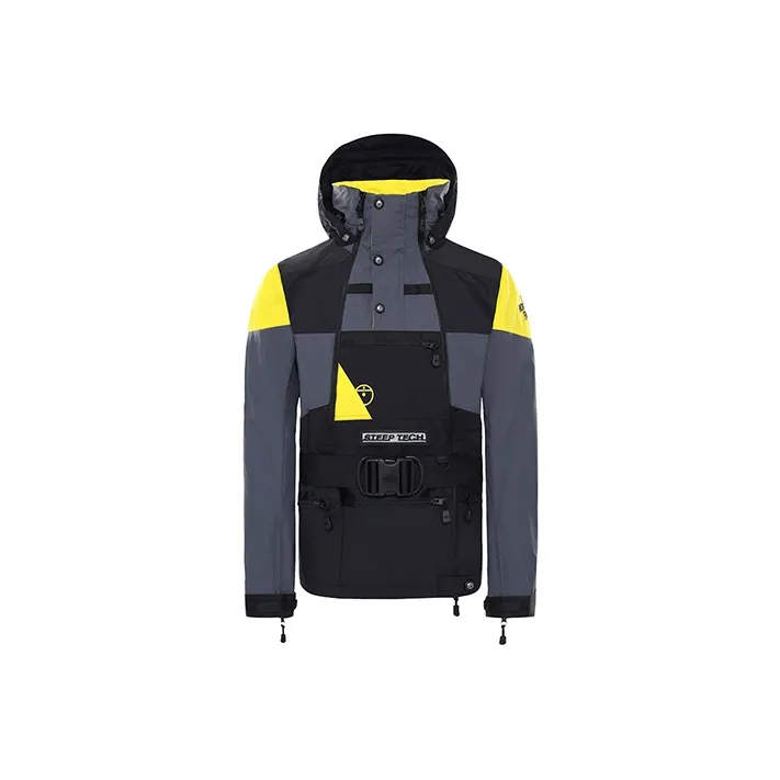 THE NORTH FACE Windproof Breathable Water-Resistant Windbreaker Jacket Men's Gray-0