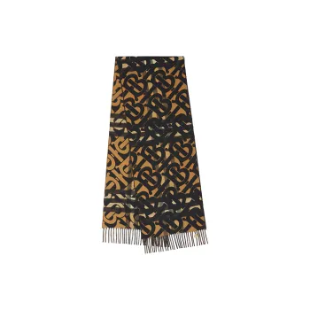 Burberry Knit Scarves Unisex Multicolor