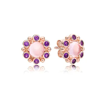 Pandora Stud Earrings Women's Multicolor