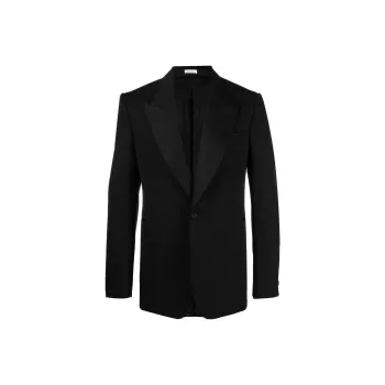 Alexander McQueen Single-Breasted Long Sleeved Jacket