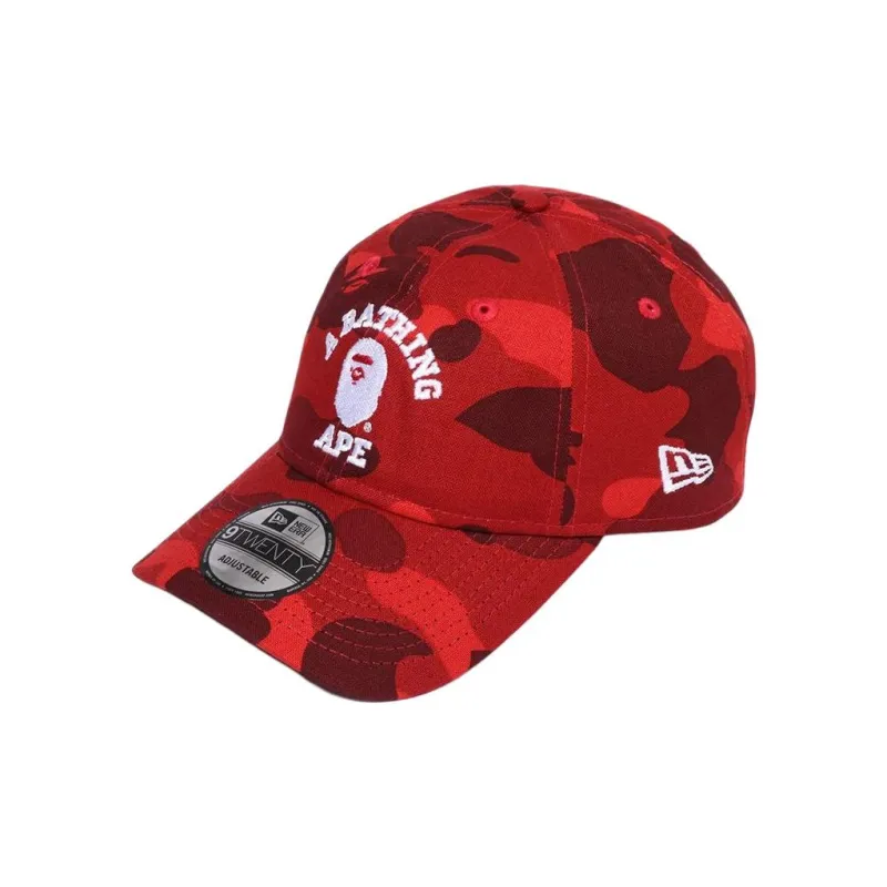 A BATHING APE Color Camo College New Era 9Twenty Cap FW22-2