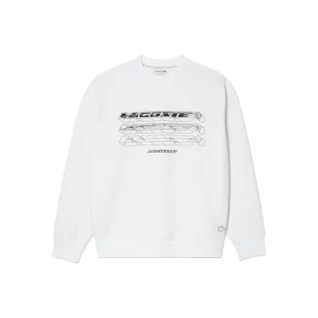 LACOSTE Sweatshirts Men White