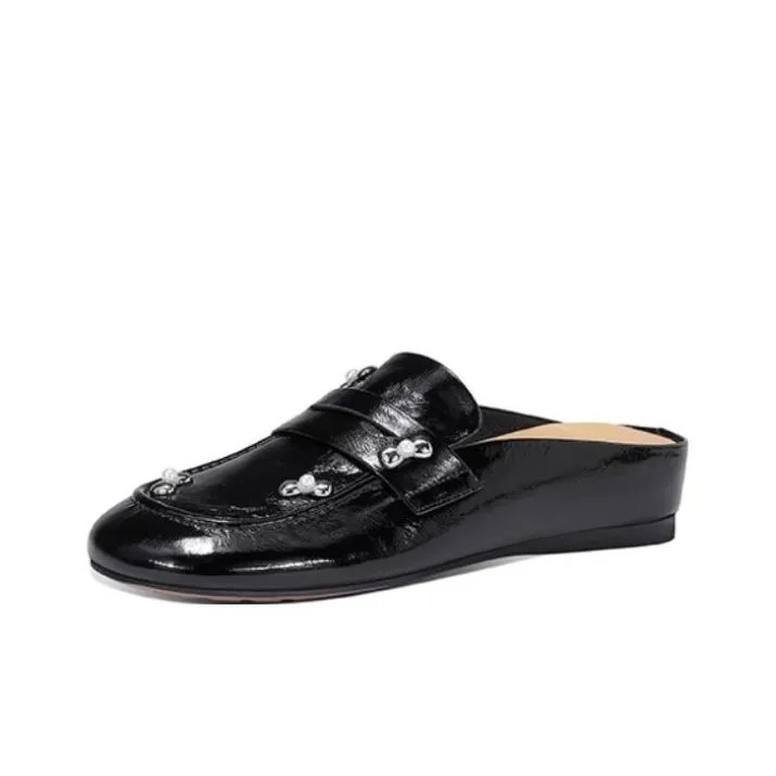 JESSICA SOPHIA Rubber Sole Metal Abrasion Resistant Slip Resistant Closed Toe Slippers Women's-5