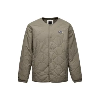 Skechers LADIES WOVEN COTTON Jackets Coats Unisex Mushroom Brown