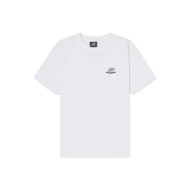 New Balance SEMI OVER FITUNI NB BOY T Shirt Unisex 10 White-0