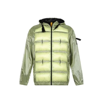 Moncler Down Jacket Winter Men's Green
