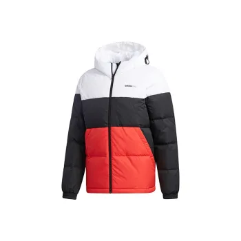 Adidas Neo Down Jacket Winter Men's Black White Red Multicolor