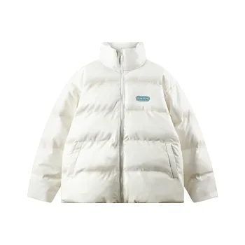 FRLMK Puffer Jacket Winter Unisex White