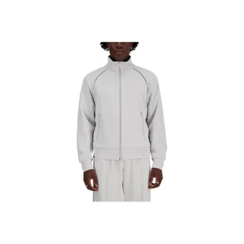 New Balance Knit Track Jacket Jackets Coats Men's Gray