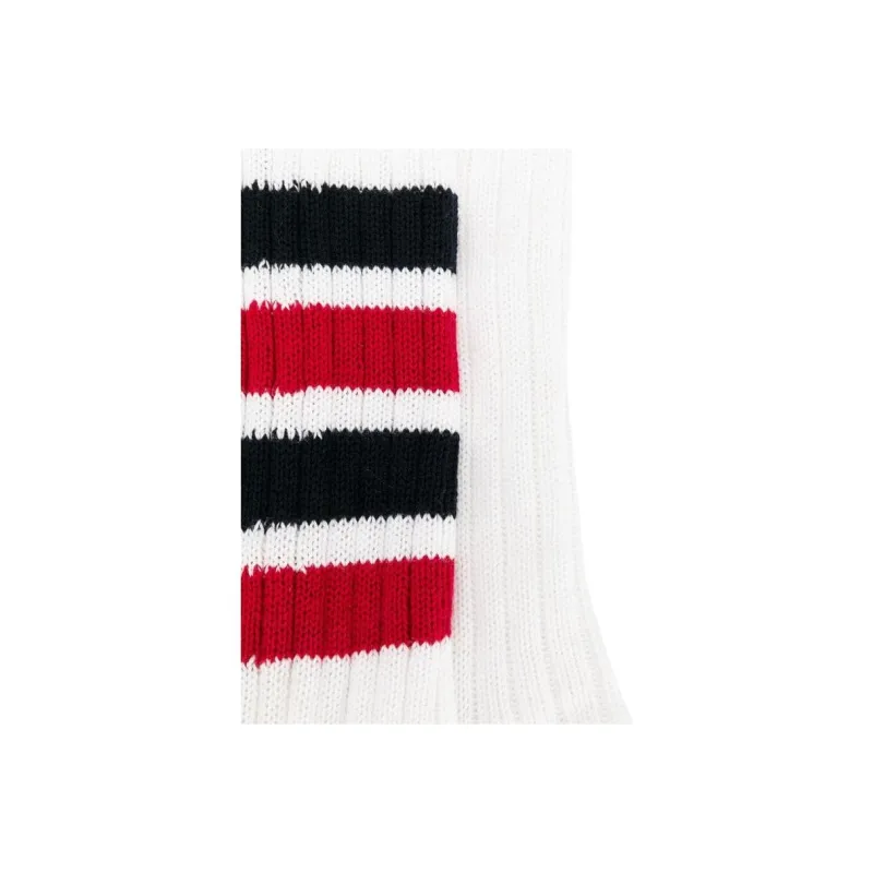 THOM BROWNE· Mid Calf Socks Men's 1 Pack White-2