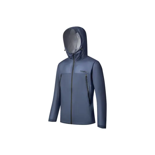 Saucony Jackets Coats Unisex Gray Dusty Blue