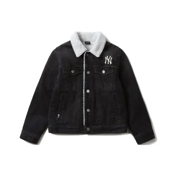 MLB New York Yankees Denim Jackets Unisex Black