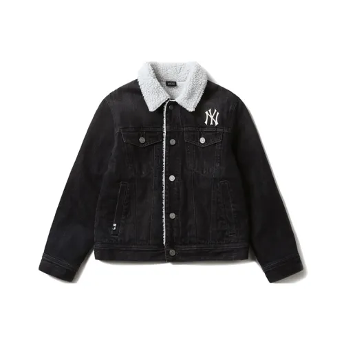 MLB New York Yankees Denim Jackets Unisex Black