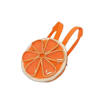 ALOENEY Pu Backpack Regular Unisex Orange