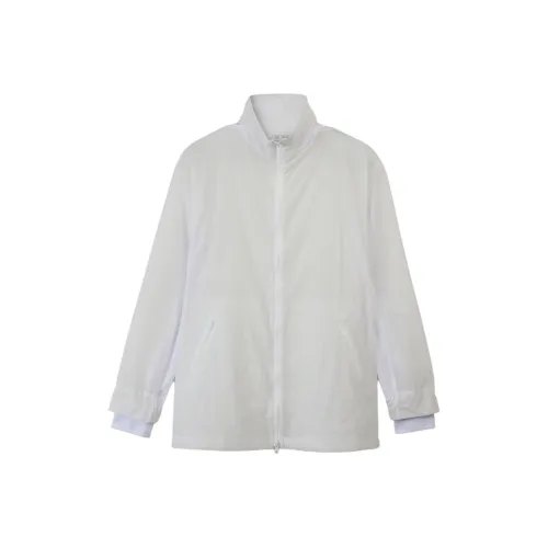 Y 3 X Real Madrid High Neck Semi Sheer Zipped Jacket