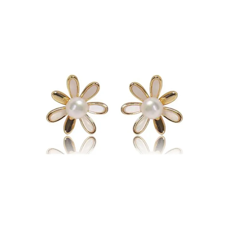 Taste The Color Pearl Stud Earrings Women's-0