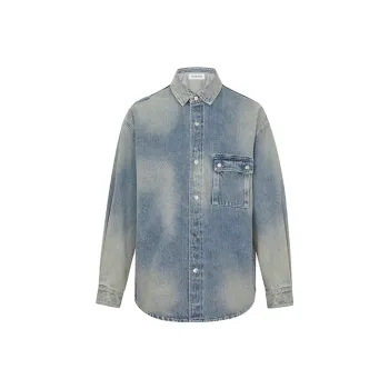 GALLIANO LANDOR SS22 Denim Jacket Men's Blue