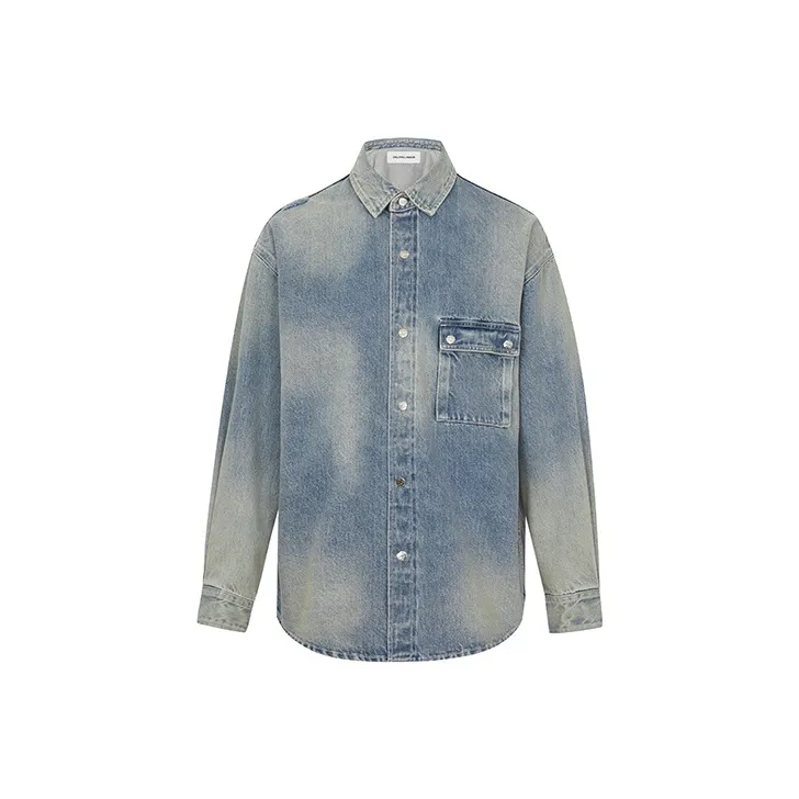 GALLIANO LANDOR SS22 Denim Jacket Men's Blue-0