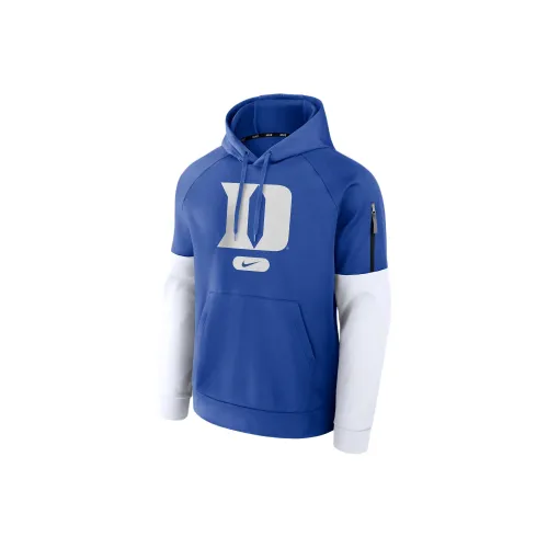 Nike Duke Blue Devils Fitness Men's Nike Therma College Pullover Hoodie