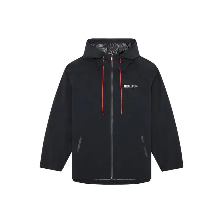 DIESEL Sport Jackets Men Black-0