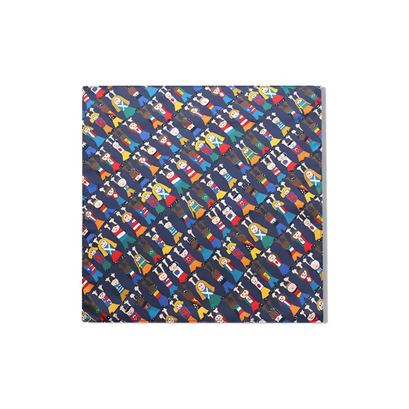 GIEVES CHARLES Square Scarf Men's-1