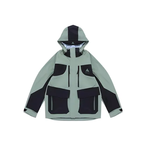 BURTON AIZAWA Spring And Summer Outdoor Collection Jacket Men's Green
