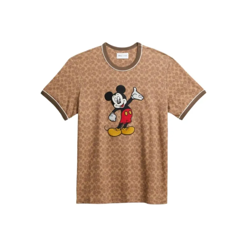 COACH T Shirts Unisex Brown-0