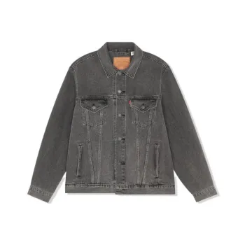 Levis Denim Jackets Men Gray