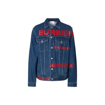 Burberry Denim Print Jacket