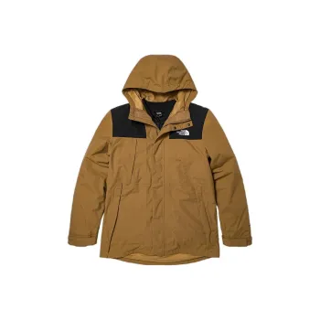 THE NORTH FACE City Outdoor Collection Waterproof And Windproof To Keep Warm Windbreaker Jacket Men's Brown