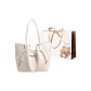 Ecru+Shopping Bag