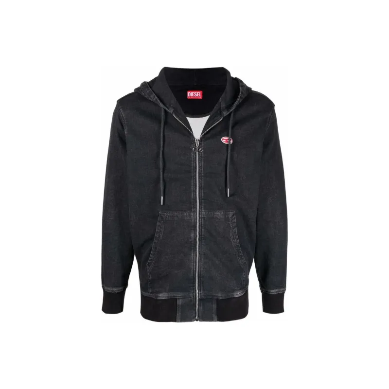 DIESEL Denim Jacket Men's Black-0