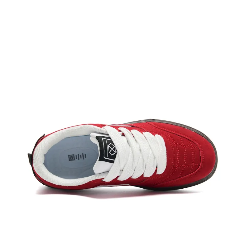 Circle Small Slip Resistant Lightweight Breathable Moisture Wicking Low Top Skateboard Shoes Unisex-11