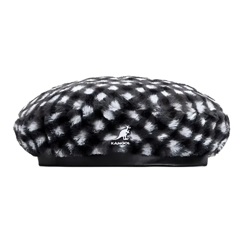 KANGOL Logo patch Faux fur Hat