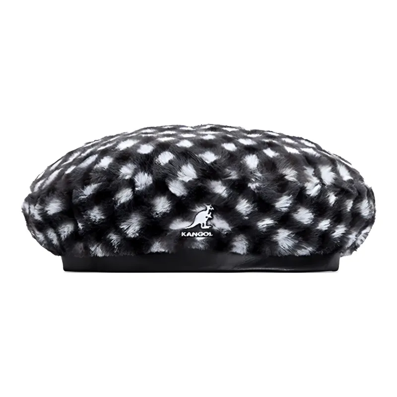 KANGOL Logo patch Faux fur Hat-0