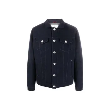 Brunello Cucinelli Jackets Men Cobalt Blue