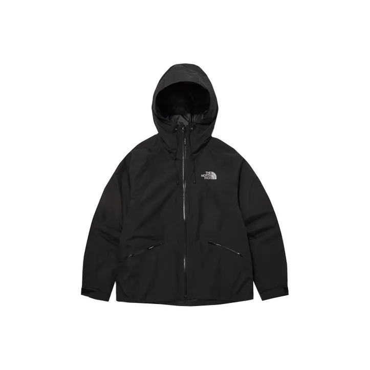 THE NORTH FACE Hiking, Outdoor Hiking, Skiing, And Paragliding Embracing The Cold Wave Windbreaker Jacket Unisex Black-0