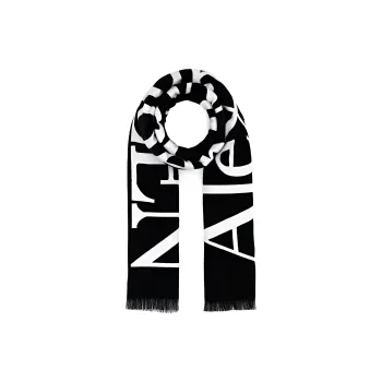 Alexander McQueen Cotton Knit Scarves Men's Black