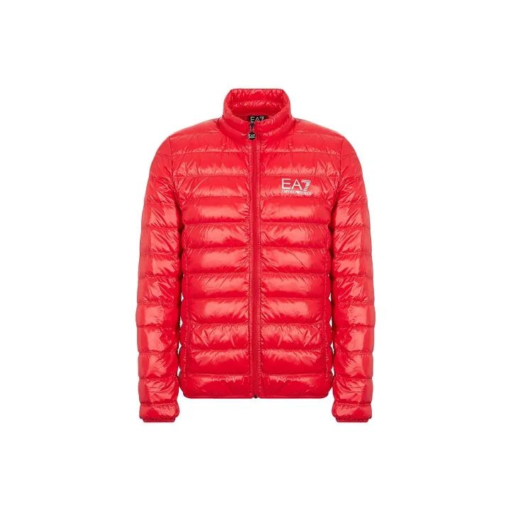 EMPORIO ARMANI EA7 Down Jacket Men's Red-0