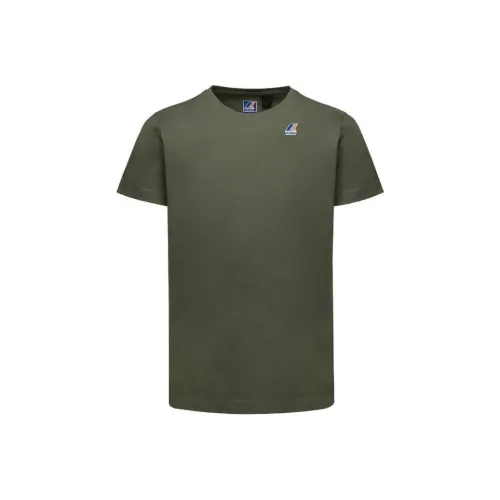 K WAY T Shirts Men Green