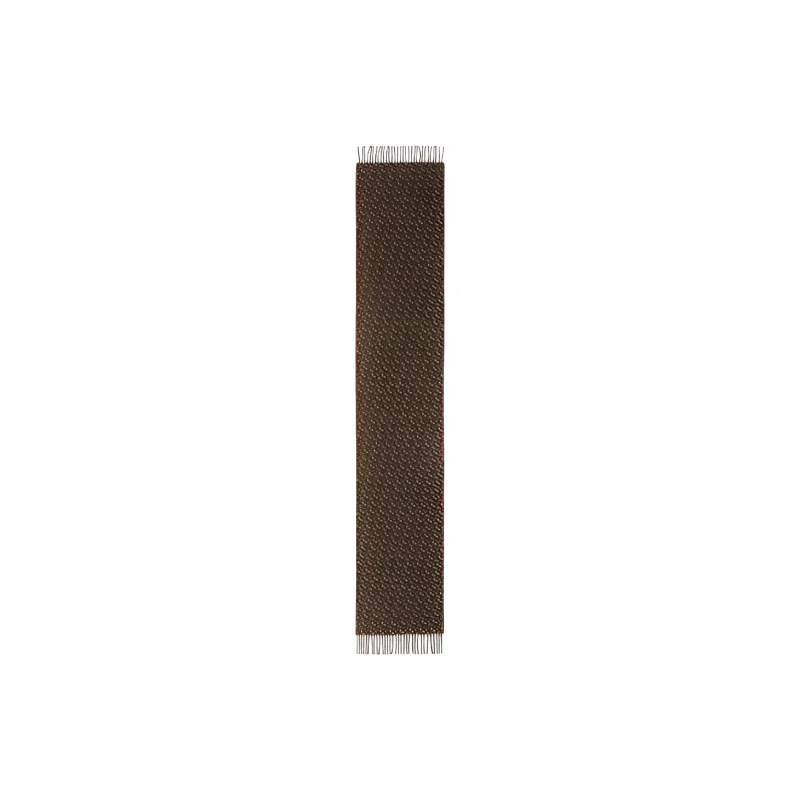 Burberry Knit Scarves Unisex Dark Brown-1