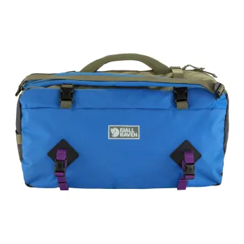 Fjallraven Recycled Nylon Travel Bag 45L Unisex Blue & Green
