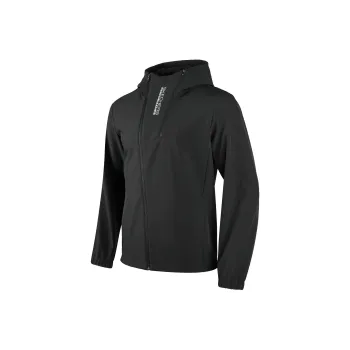 Skechers Outdoor Hiking Water Resistant Warm Water Repellent Windbreaker Jacket Men's Carbon Black