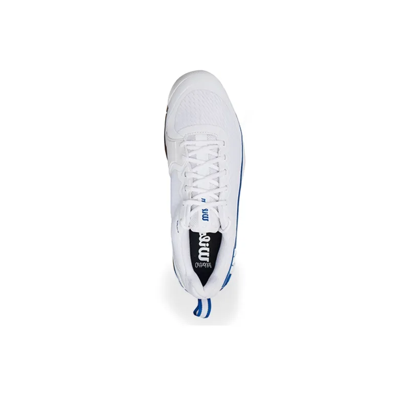 Wilson RUSH PRO 4.5 Cushioning, Breathable, Supportive Low Top Tennis Shoes Men's White Blue-3