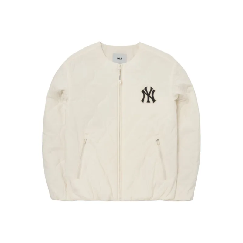 MLB Basic New York Yankees Jacket Unisex Cream-0